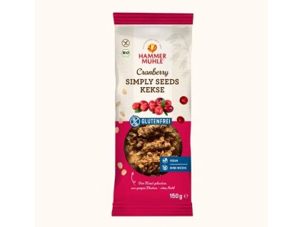 Hammermühle Simply Seeds Cranberry Biscuits 150 g organic