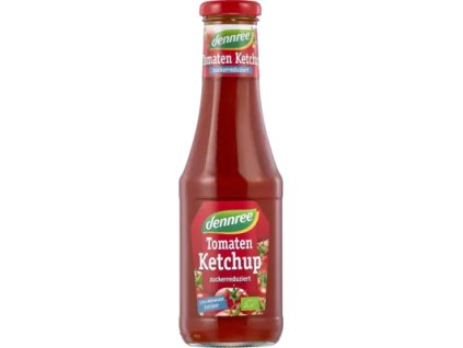 Ketchup Dennree o obniżonej zawartości cukru 500 ml ekologiczny