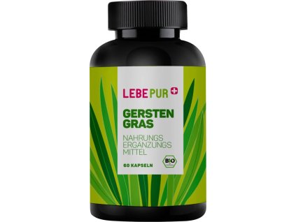 Lebepur Jačmenná tráva kapsule 60 ks 37 g bio