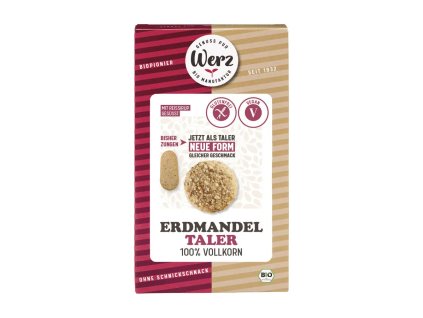 Werz Rice biscuits with tiger nuts 125 g organic