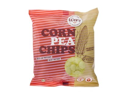 Werz Chipsy z groszku i kukurydzy 70 g ekologiczne