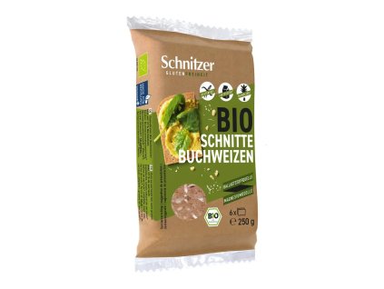 Schnitzer Pohankový chléb bezlepkový plátky 250 g bio