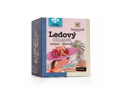 Fruit tea. portions pyram. Ice mug Strawberry-ginger 44.8g BIO SONNENTOR