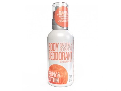 Natural deodorant spray - Peony and cotton flower 100ml DEOGUARD