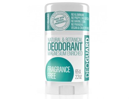 Natural solid deodorant - Unscented 65g DEOGUARD