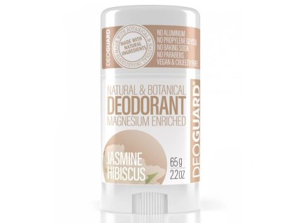 Natural solid deodorant - Jasmine and hibiscus 65g DEOGUARD