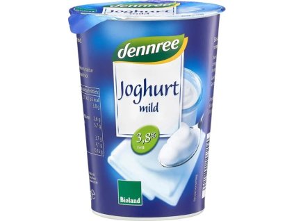 Dennree Weißer cremiger Joghurt 500g Bio