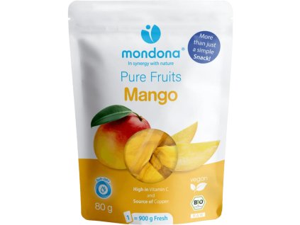 Mondona Dried mango 80 g organic