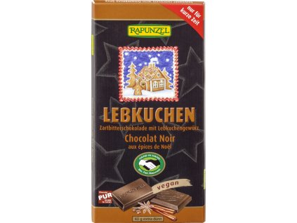 Dark chocolate with gingerbread spices 80 g BIO RAPUNZEL