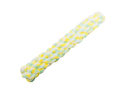 Soft knitted paw HipHop PLUSH 25 cm, pistachio, yellow, white