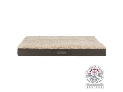 Orthopedic mattress BENDSON Vital, rectangular, 80 x 60 cm, dark brown/beige