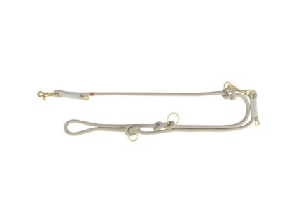 Soft Rope prodlužovací kulaté tkané vodítko, šedá/světlešedá (Velikost vodítka SOFT ROPE prodlužovací XS-S: 2,00 m/ 6 mm)