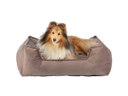 Obdélníkový pelech TALIA, hnědá (Velikost obdélníkového pelechu TALIA 80 x 65 cm)