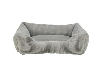 Vital Bed JONNA ortopedický obdélníkový pelech, manšestrový plyš, šedá (Velikost obdélníkového pelechu JONNA 100 x 70 cm)