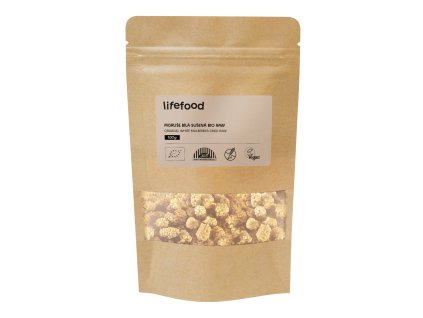 Getrocknete weiße Maulbeere ROH 100 g BIO LIFEFOOD