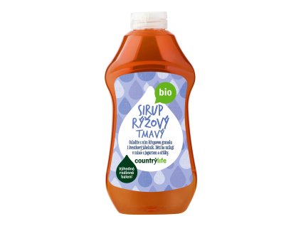 BIO Sirup rýžový tmavý 874 ml – COUNTRY LIFE