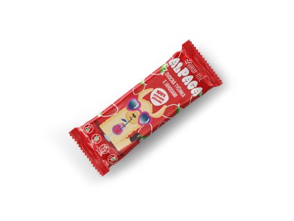 Strawberry fruit bar 25 g PLATAN