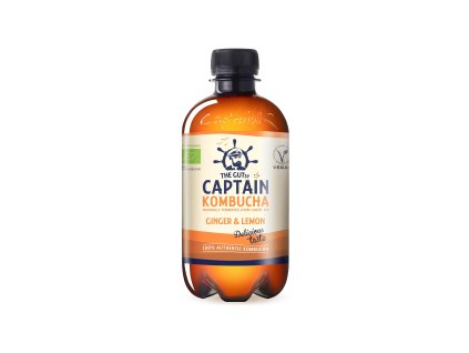 Captain Kombucha Imbir i Cytryna 400 ml BIO THE GUTSY