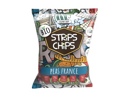 Legume crackers France 90 g BIO STRIPS CHIPS