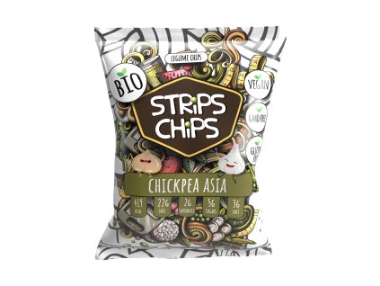 Krekry luštěninové Asia 90 g BIO STRIPS CHIPS