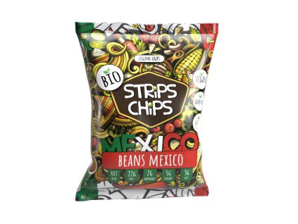 Legume crackers Mexico 90 g BIO STRIPS CHIPS