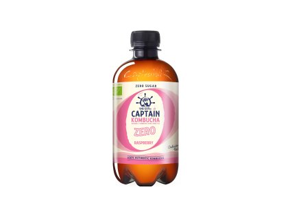 Captain Kombucha Himbeere ZERO 400 ml BIO THE GUTSY