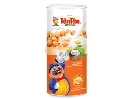 TAN TAN Roasted peanuts with coconut - can 265g