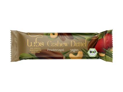Lubs Cashew-Dattel-Riegel 40 g bio
