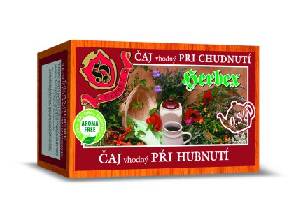 Čaj vhodný při hubnutí - Herbex 20x3g
