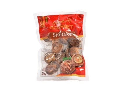 Shiitake (Houževnatec jedlý), sušené houby - Orient GOURMET 50g