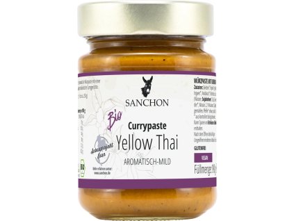 Pasta curry Sanchon żółta tajska 190 g organiczna