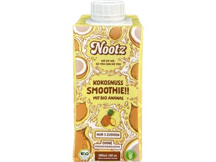 Nootz Coconut smoothie pineapple 180 ml organic