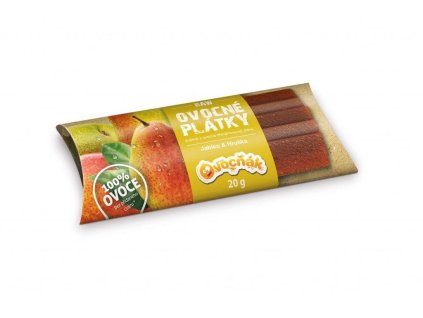 Apple-pear fruit slices Raw 20g FRUIT GARDEN