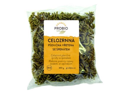 Pasta, whole wheat, spinach, 300g, BIO PROBIO