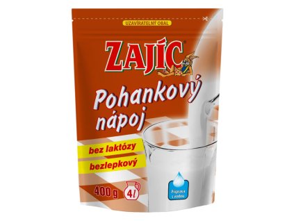 Zajíc Buckwheat drink doypack without sugar 400g MOGADOR