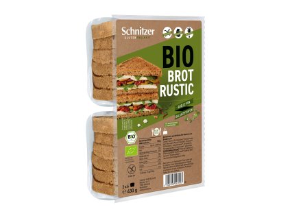 Pâine prăjită rustică fără gluten 430 g BIO SCHNITZER