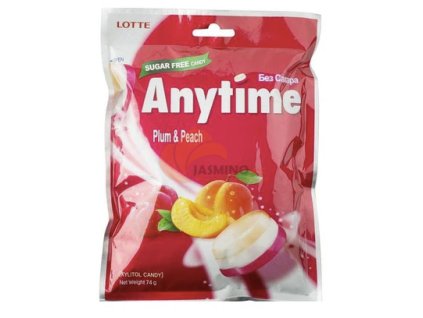 ANYTIME Pflaumen- und Pfirsichbonbons 60g