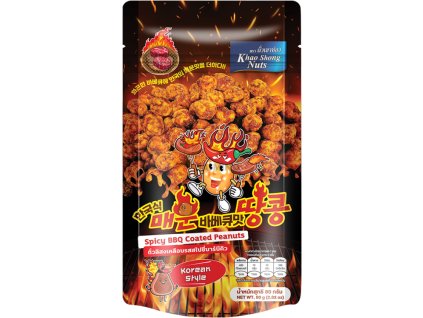 KHAOSHONG Spicy Korean BBQ Coated Peanuts 80g