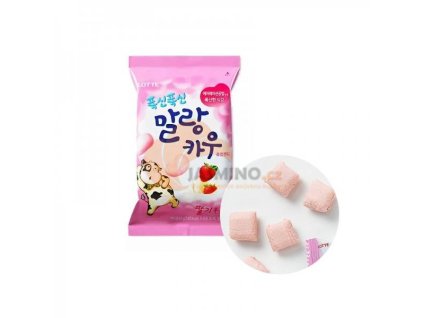 LOTTE Milk sweets strawberry 79g