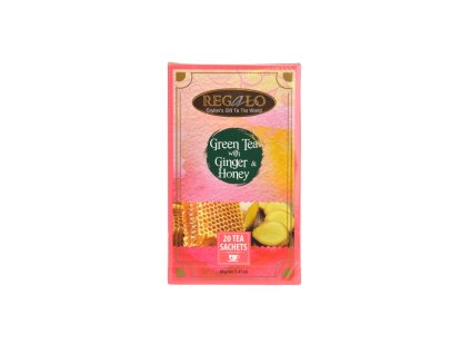 Zöld tea gyömbérrel és mézzel - Regalo 20x2g