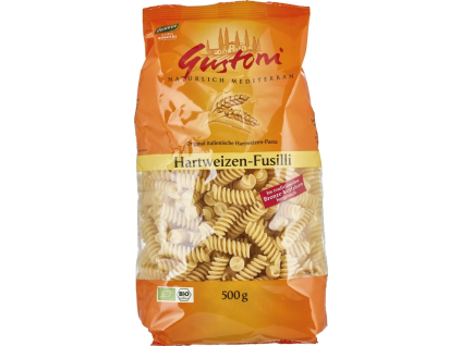 51387 gustoni semolinove fusilli 500 g bio mnozstvi 1 baleni