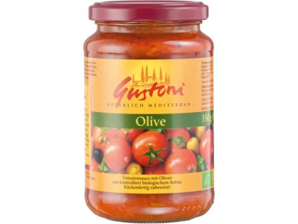 Gustoni Rajčatová omáčka s olivami 350 g bio