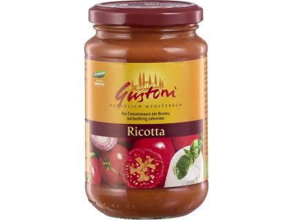 Gustoni Rajčatová omáčka s ricottou 350 g bio