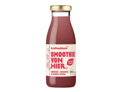 51906 kraftschluck smoothie jahoda rybiz zimolez 250 ml bio