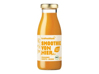 kraftschluck Smoothie rabarbar marchew imbir 250 ml bio