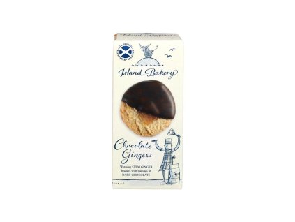 Island Bakery Chocolate-dipped gingerbread 133 g organic
