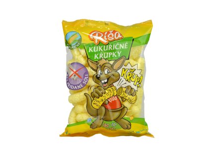 Kukuřičné křupky bez přidané soli Ríša bez lepku 50g