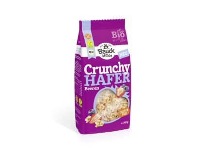 Bauckhof Płatki pieczone z dzikimi jagodami 300 g ekologiczne