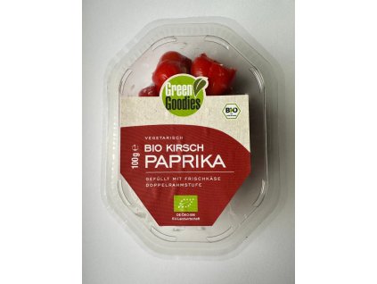Green Goodies Peppers stuffed with cream cheese 100 g organic