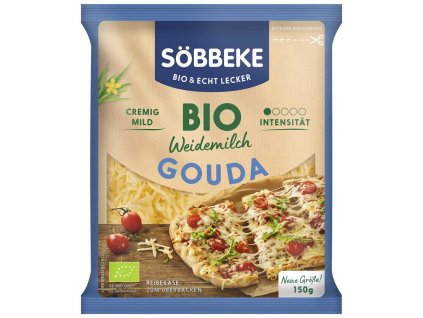 Söbbeke Geriebener Gouda 150 g bio